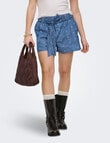 ONLY Nova Azure Talia Shorts, Blue Paisley product photo