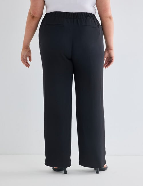 Studio Curve Wide Leg Pant, Black product photo View 02 L
