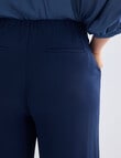 Studio Curve Wide Leg Pant, Navy product photo View 05 S