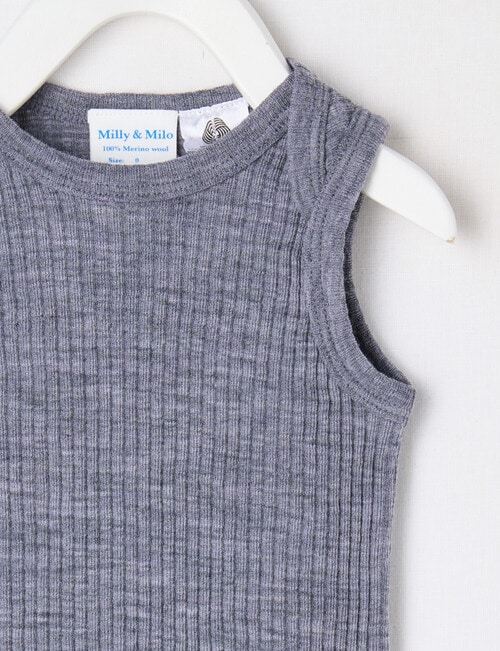 Milly & Milo Velveteen Sleeveless Bodysuit product photo View 02 L