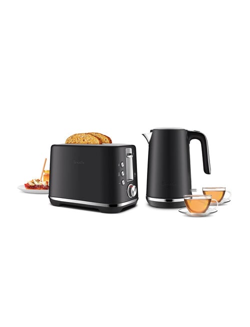 Breville the Brunch Duo Kettle & Toaster Set, LKT682MTB, Matte Black product photo