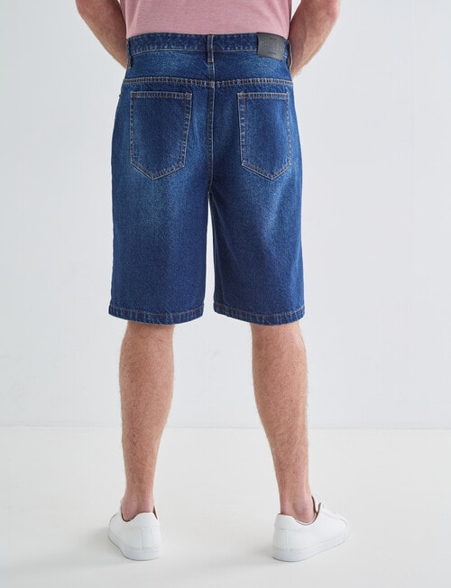 Chisel Baggy Denim Short, Indigo product photo View 02 L