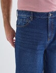 Chisel Baggy Denim Short, Indigo product photo View 04 S