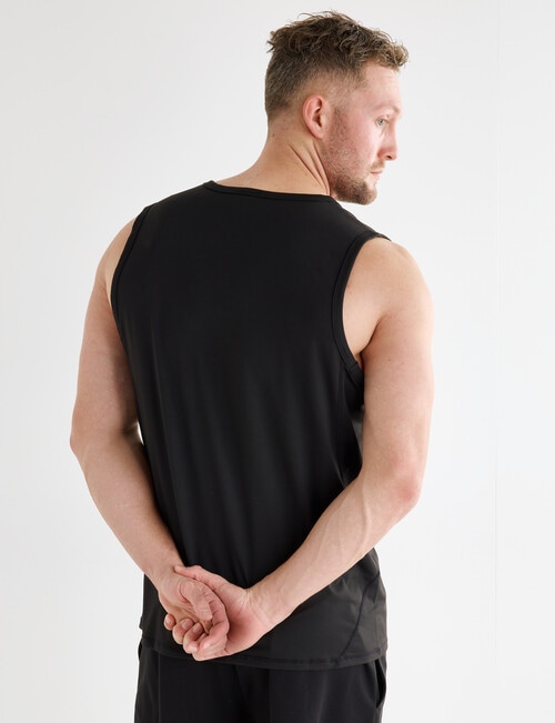 Gym Equipment Performance Singlet, Black product photo View 02 L