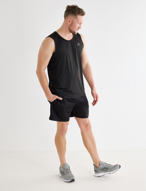Gym Equipment Performance Singlet, Black product photo View 03 L