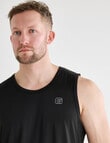 Gym Equipment Performance Singlet, Black product photo View 04 S