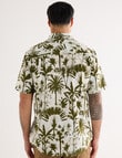 Kauri Trail Print Short Sleeve Shirt, Natural product photo View 02 S
