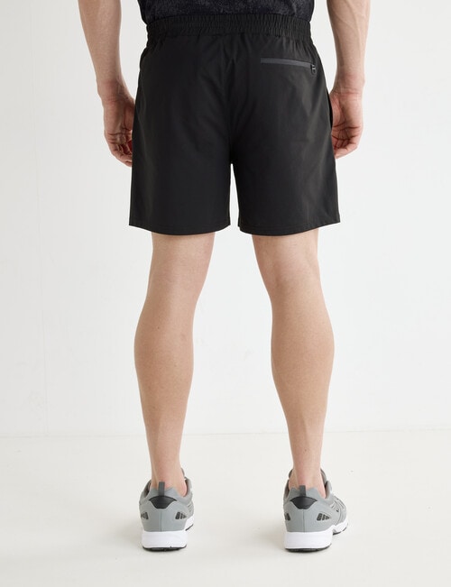 Gym Equipment Active Shorts, Black product photo View 02 L
