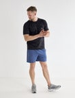 Gym Equipment Active Shorts, Dark Blue product photo View 03 S
