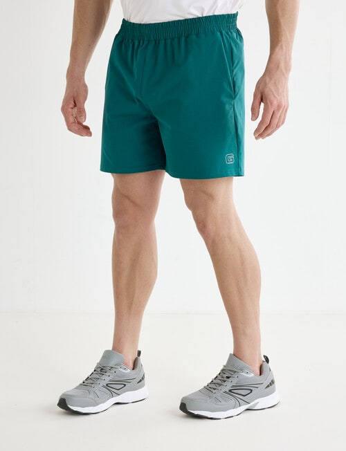 Gym Equipment Active Shorts, Green product photo