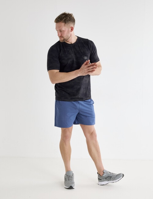 Gym Equipment Active Shorts, Dark Blue product photo View 03 L