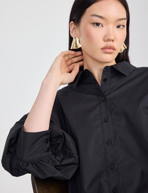 State of play Aura Shirt, Black product photo