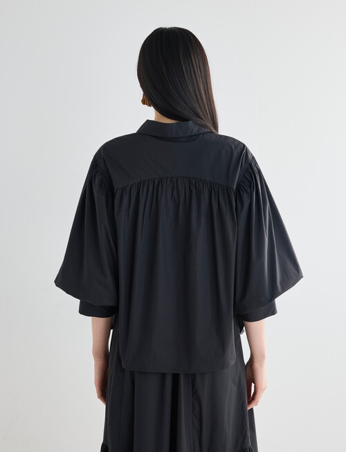 State of play Aura Shirt, Black product photo View 02 L