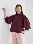 State of play Aura Shirt, Black Cherry product photo