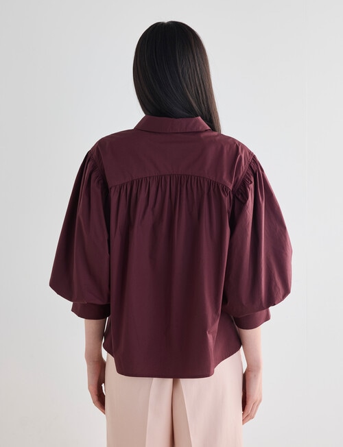 State of play Aura Shirt, Black Cherry product photo View 02 L