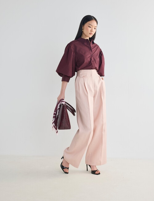 State of play Aura Shirt, Black Cherry product photo View 03 L