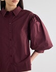 State of play Aura Shirt, Black Cherry product photo View 05 S