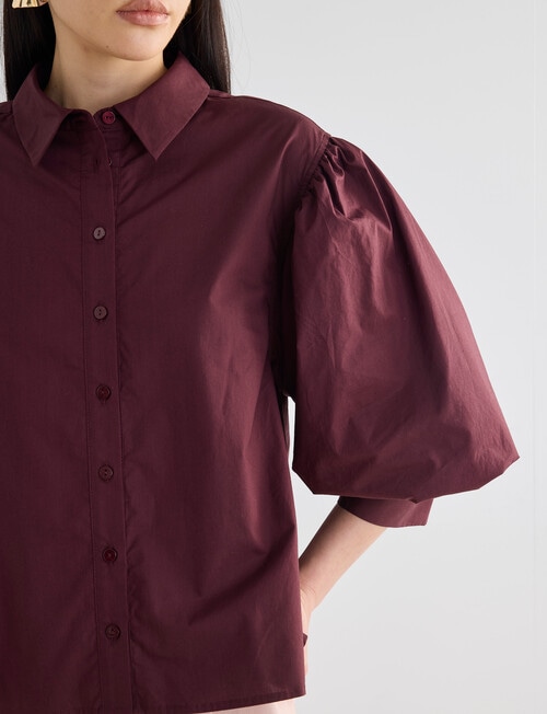 State of play Aura Shirt, Black Cherry product photo View 05 L