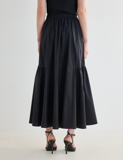 State of play Ivy Maxi Skirt, Black product photo View 02 L