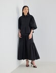 State of play Ivy Maxi Skirt, Black product photo View 03 S