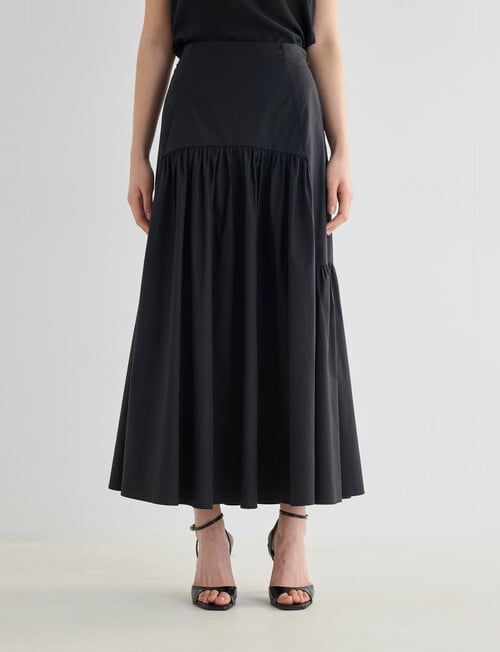State of play Ivy Maxi Skirt, Black product photo View 04 L