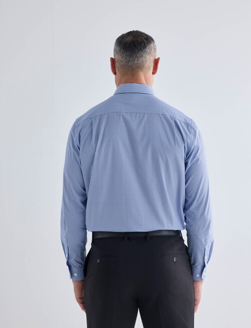 Chisel Ditsy Print Long Sleeve Shirt, Blue product photo View 02 L