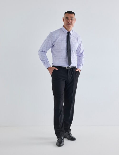 Chisel Multi Check Long Sleeve Shirt, Lilac product photo View 03 L