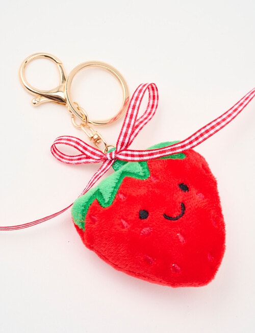 Mac & Ellie Strawberry Bag Charm product photo View 02 L