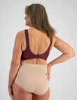 Playtex Comfort Revolution Floral Wirefree Bra, Red Wine product photo View 03 S