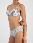 Berlei Marais Cotton Bikini Brief, Les Violettes product photo View 04 S