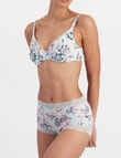 Berlei Marais Cotton Full Brief, Les Violettes product photo View 02 S
