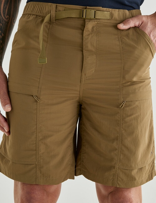 Kauri Trail Trek Short, Tan product photo View 04 L