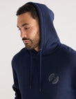 Kauri Trail Fleece Hooded Sweatshirt, Navy product photo View 04 S