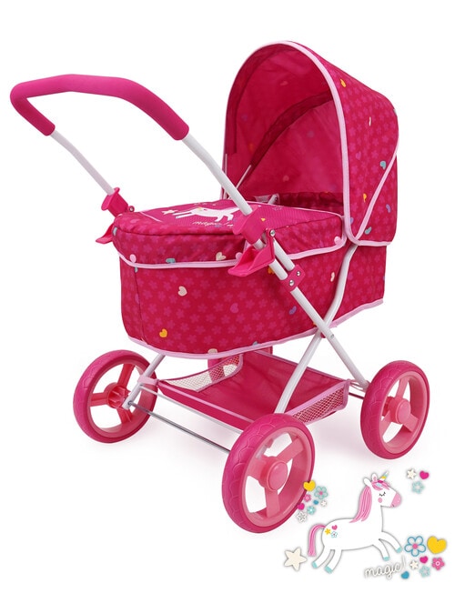 509 Crew Unicorn Ellen Doll Pram Deluxe product photo View 02 L