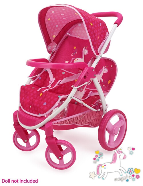 509 Crew Unicorn Mabelle Duo Doll Stroller product photo View 02 L