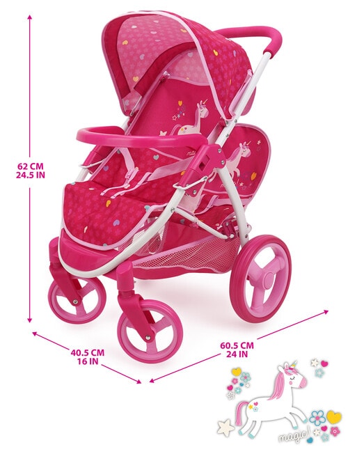 509 Crew Unicorn Mabelle Duo Doll Stroller product photo View 03 L