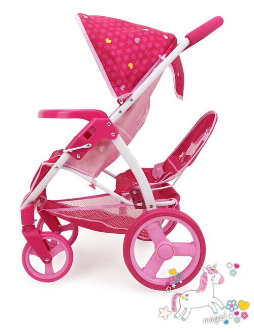 509 Crew Unicorn Mabelle Duo Doll Stroller product photo View 04 L