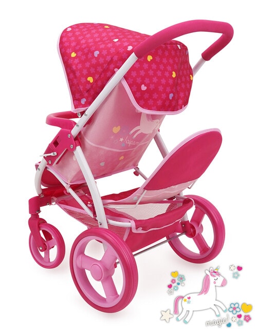 509 Crew Unicorn Mabelle Duo Doll Stroller product photo View 05 L