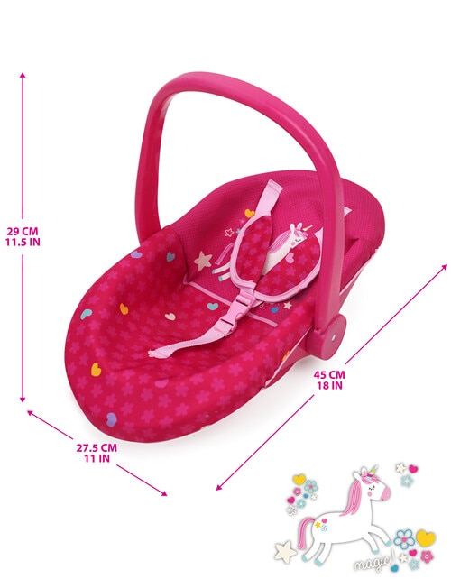 509 Crew Unicorn Doll Cuddle Carseat product photo View 03 L