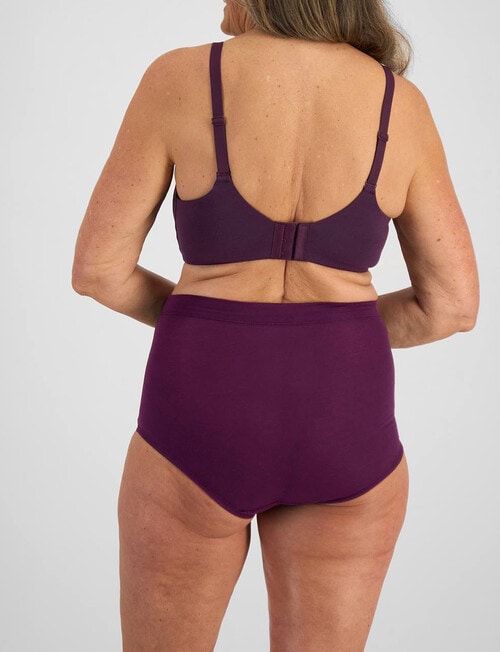 Playtex Ultralight Lace Wirefree Bra, Blackberry product photo View 03 L