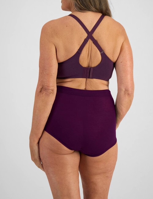 Playtex Ultralight Lace Wirefree Bra, Blackberry product photo View 04 L