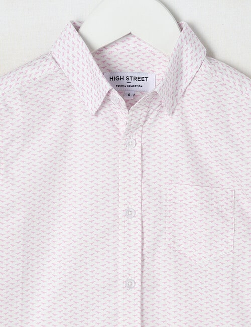 High Street Dino Formal Shirt, Pink product photo View 02 L