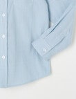 High Street Geo Formal Shirt, Blue product photo View 02 S