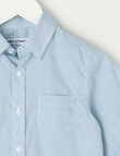 High Street Geo Formal Shirt, Blue product photo View 03 S