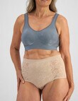Playtex Comfort Revolution Floral Bra 2-Pack, Mauve & Blue product photo View 04 S