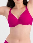 Berlei Barely There Lace Contour Bra, Electric Rose product photo View 02 S