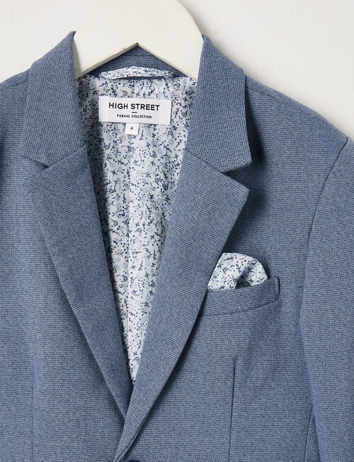 High Street Formal Blazer, Blue product photo View 04 L