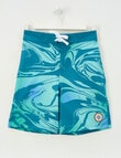 Wavetribe Board Short, Marble Blue product photo
