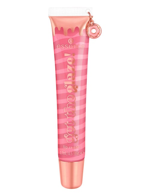 Essence Get the Glaze Lip Cream, 01 Vanilla Strawberry Drip product photo