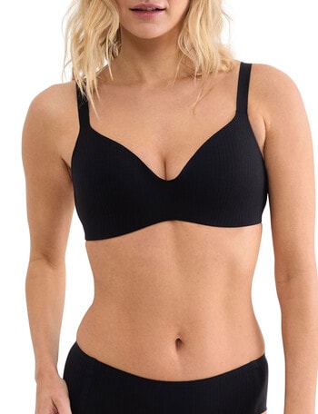 Sloggi Pure T-Shirt Bra, Black product photo